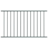 Vidaxl Hek -panel 1,7x0,75 m pulver -belagt stål antracit