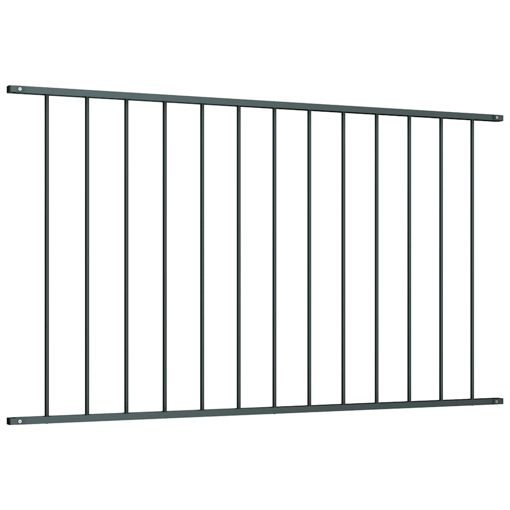 Vidaxl Hek -panel 1,7x0,75 m pulver -belagt stål antracit