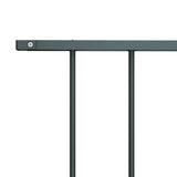 Panneau de clôture de vidaxl-acier recouvert de 1,7x1 m anthracite