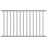 Vidaxl Hek panel 1.7x1.25 m powder -coated steel anthracite