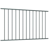 Vidaxl Hek panel 1.7x1.25 m powder -coated steel anthracite
