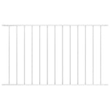Vidaxl Hek -panel 1,7x1 m pulver -coated stål hvidt
