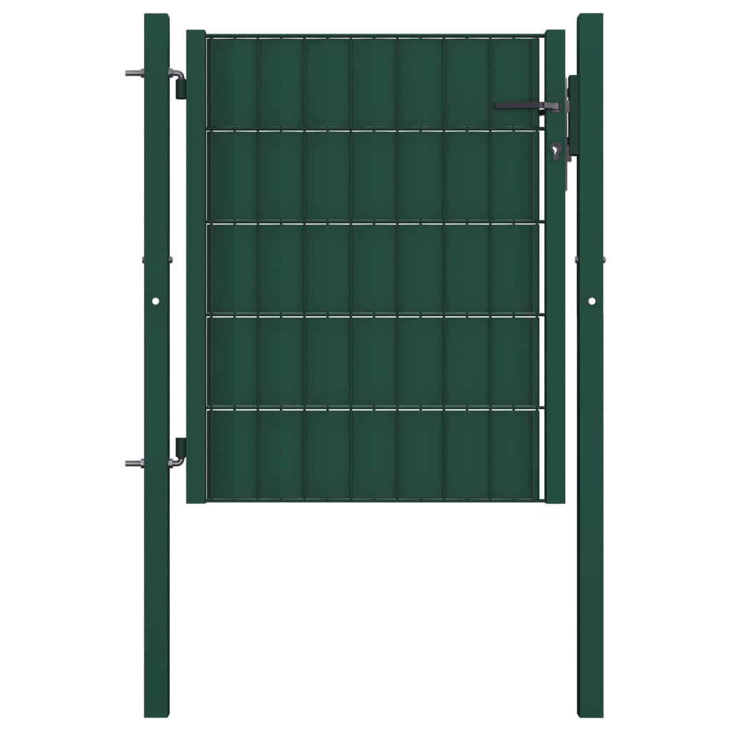 Vidaxl Port 100x81 cm PVC et Green en acier