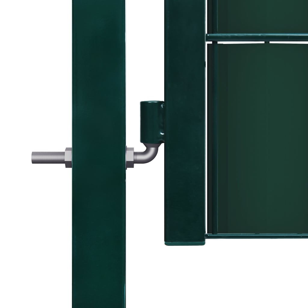 Vidaxl Port 100x81 cm PVC et Green en acier