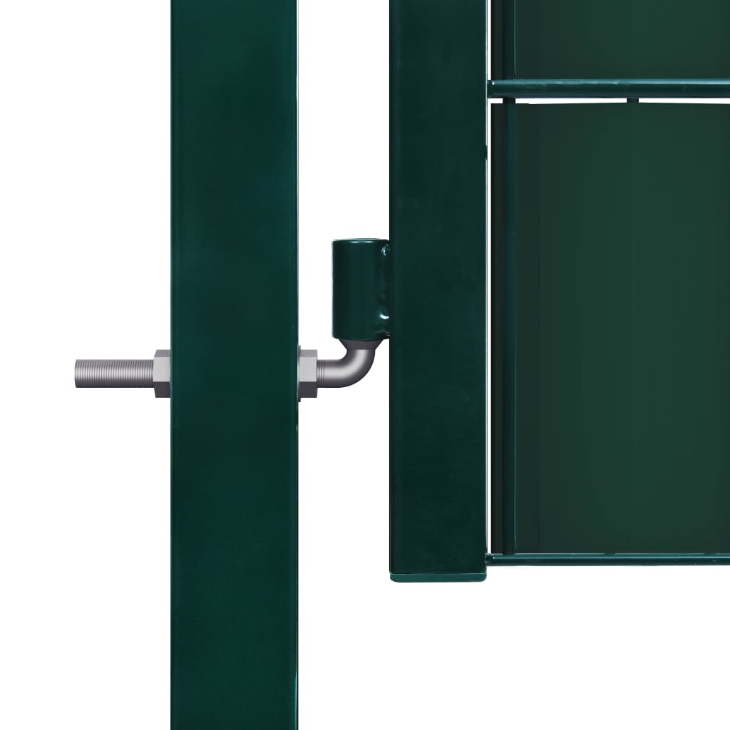 Port Vidaxl 100x164 cm PVC i stalowy zielony