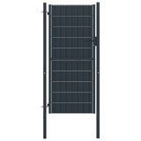 Port VIDAXL 100x204 cm PVC i stalowy antracyt -kolorowy