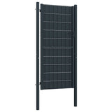 Port VIDAXL 100x204 cm PVC i stalowy antracyt -kolorowy