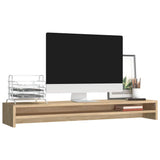 Vidaxl monitorstandaard 100x24x13 cm bewerkt hout sonoma eikenkleurig