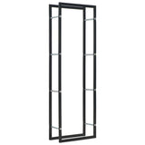 Vidaxl pejs 50x20x150 cm stål sort