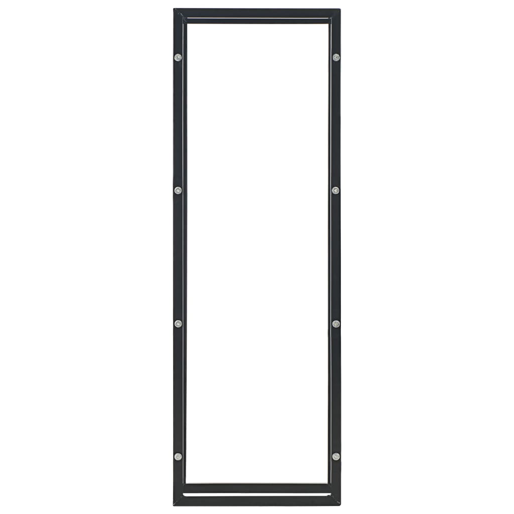 Vidaxl pejs 50x20x150 cm stål sort