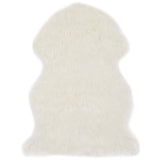 Vidaxl rug 60x90 cm faux sheepskin white