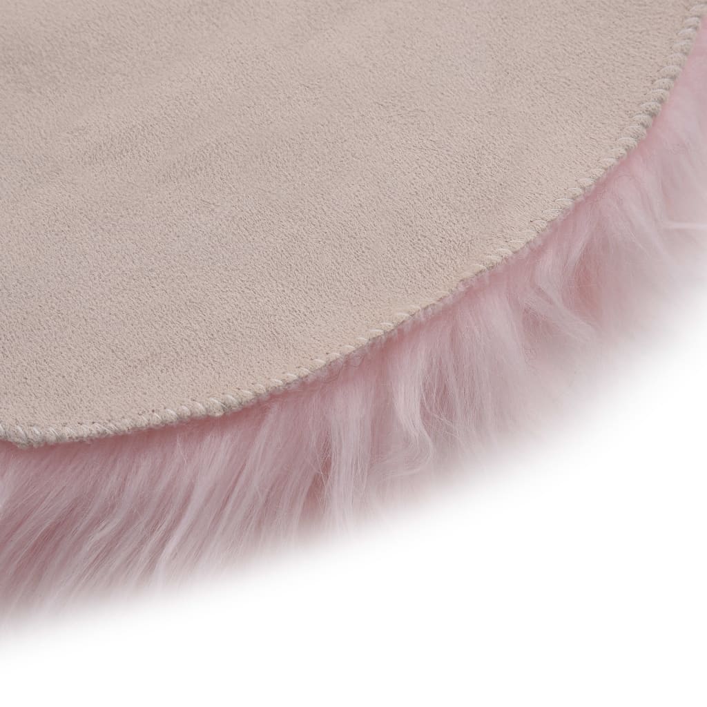 Vidaxl rug 60x90 cm faux sheepskin pink