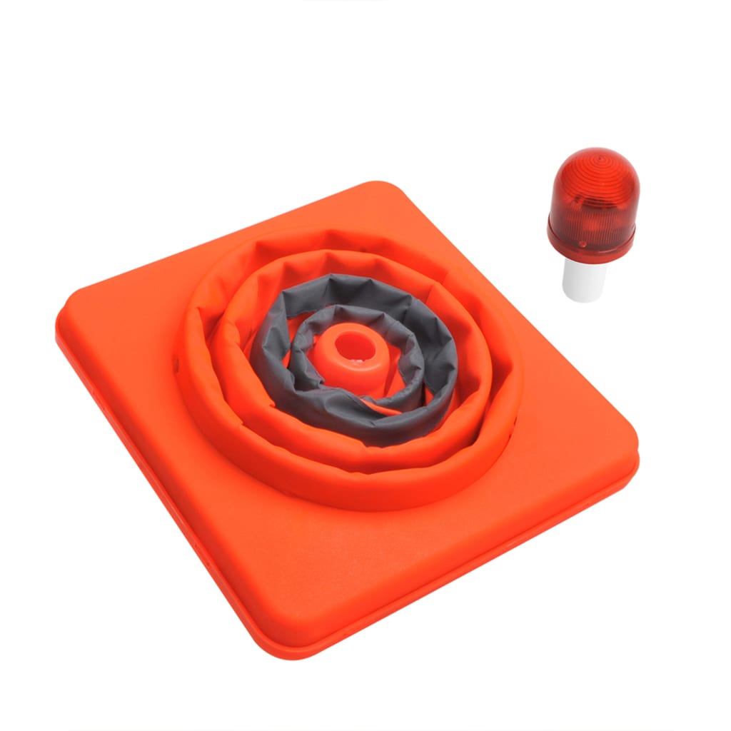 Proplus 2 St Traffic Cones skládací s LED