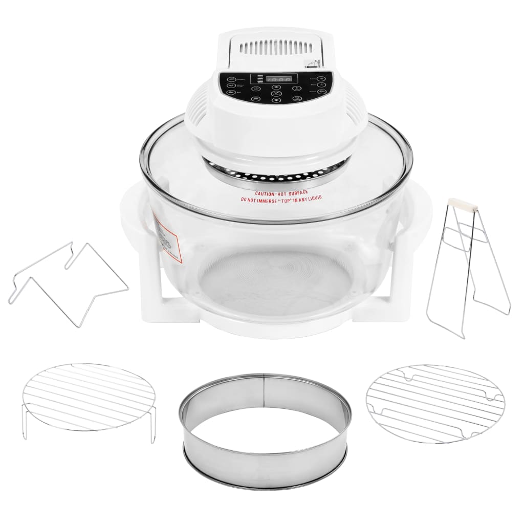 VidaXL hot oven with expansion ring and timer 1400 w 17 l