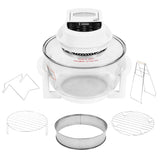 VidaXL hot oven with expansion ring and timer 1400 w 17 l