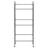 Stojak magazynowy vidaxl dla 3 skrzyń 50 x 33x116 stalowy srebrny kolor