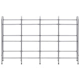 Úložný stojan Vidaxl pro 12 beden 190x33x116 cm Silver Colored