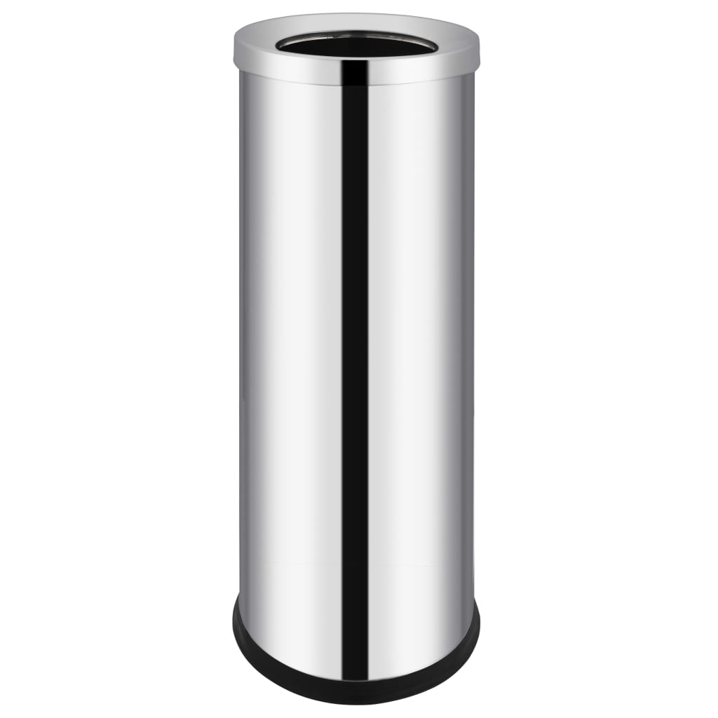 Vidaxl Waste Bin Hotel 32 L Rustfrit stål