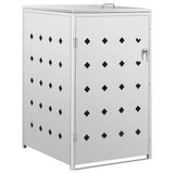 Vidaxl container storage single 240 l stainless steel
