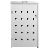 Vidaxl container storage single 240 l stainless steel