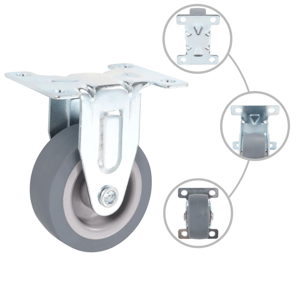 Vidaxl 16 Wheels fisso 50 mm