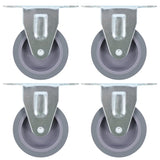 Vidaxl 8 st wheels fixed 75 mm