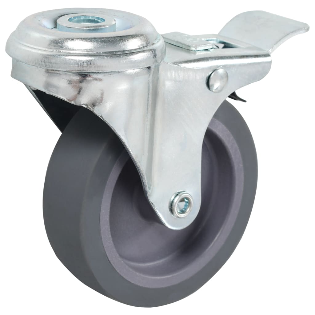 Vidaxl 8 ST Vrkovni kolesi z luknjami vijakov 75 mm
