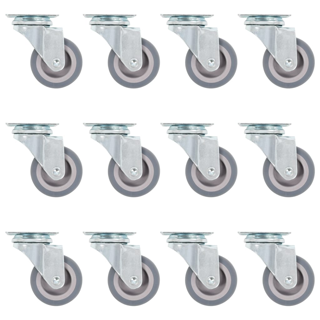 VIDAXL 48 ST SWIVEL WHELS 50 mm