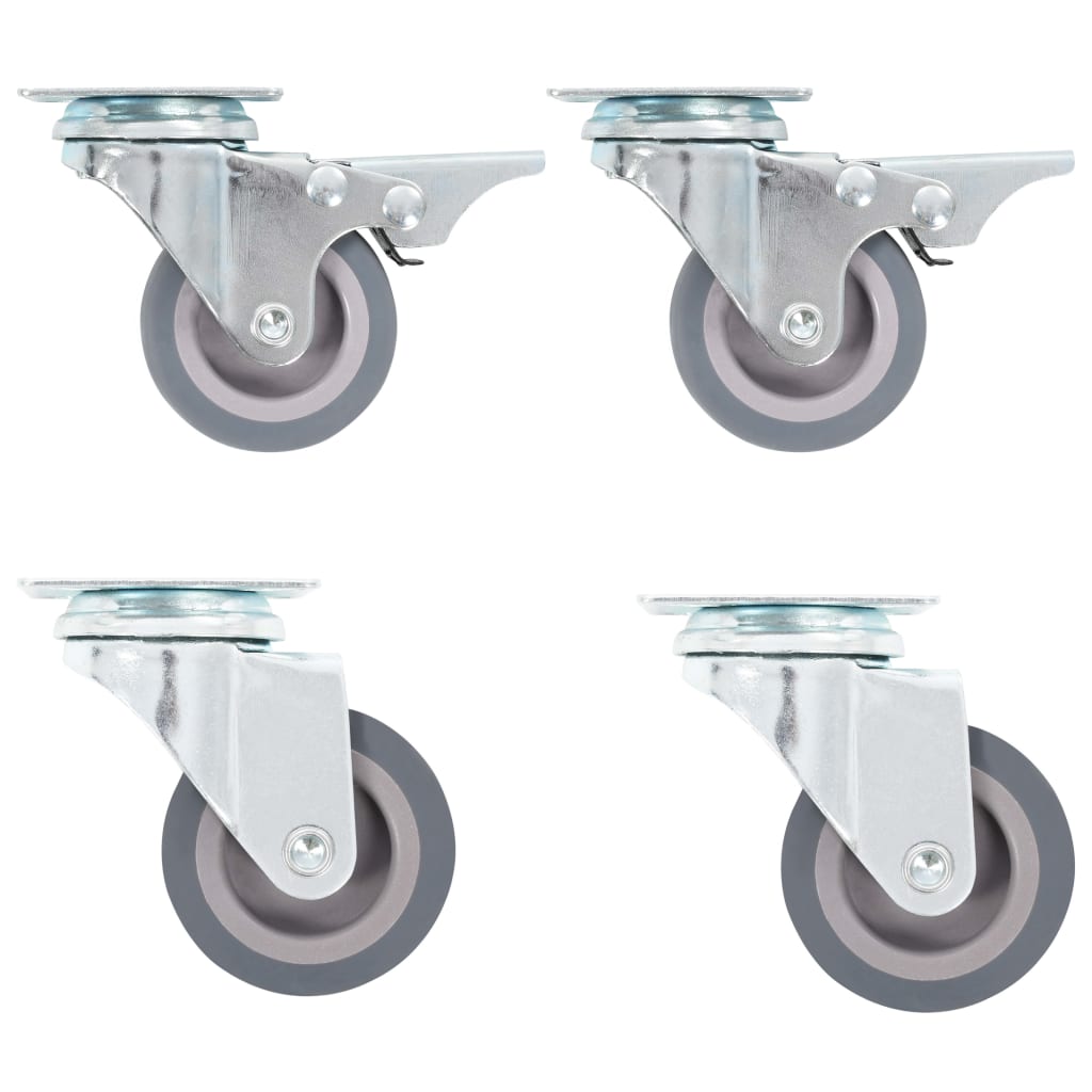 Vidaxl 12 ST Swivel Wheels 50 mm
