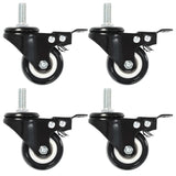 Vidaxl ruote girate 12 m con freni 50 mm