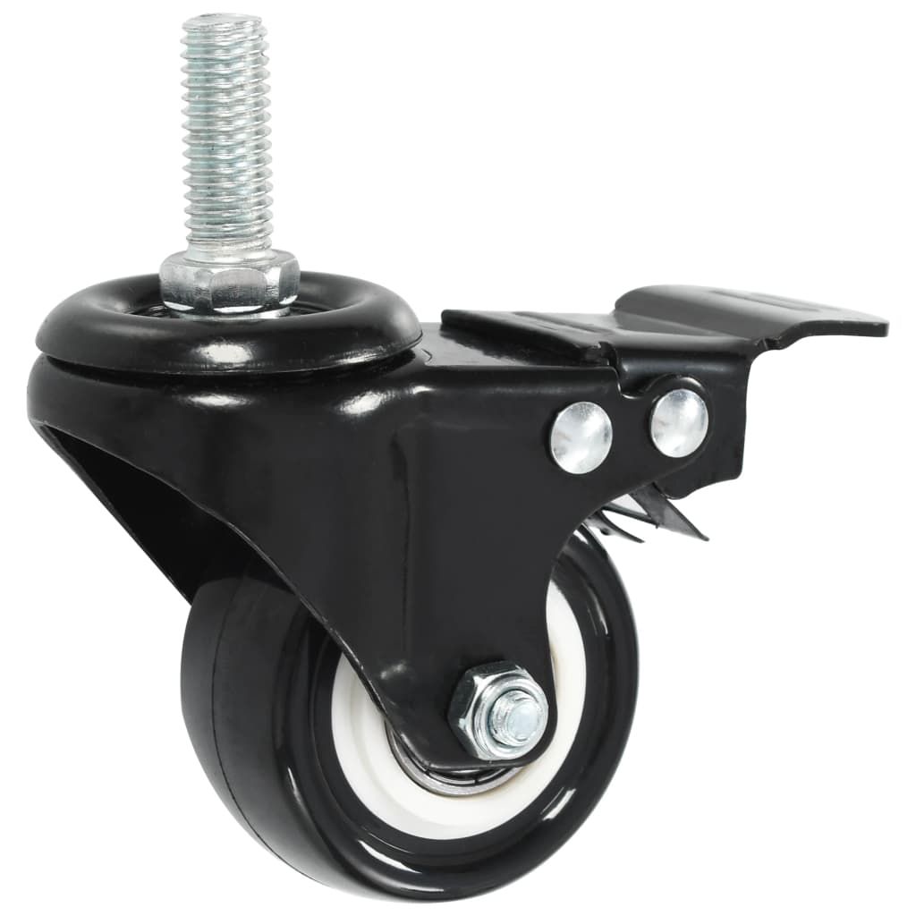 Vidaxl ruote girate 24 m con freni 50 mm