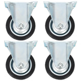 Vidaxl 12 st wheels fixed 75 mm