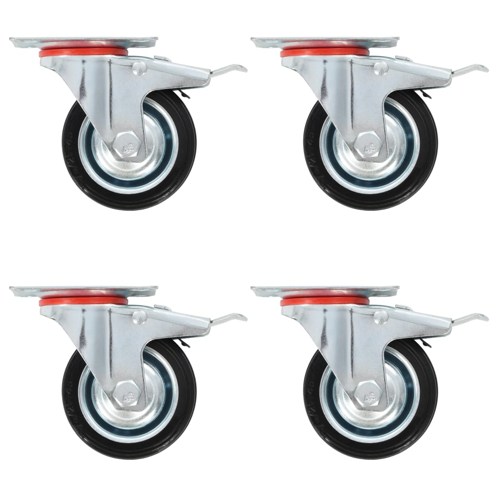 Vidaxl 16 ST Swivel Wheels 75 mm