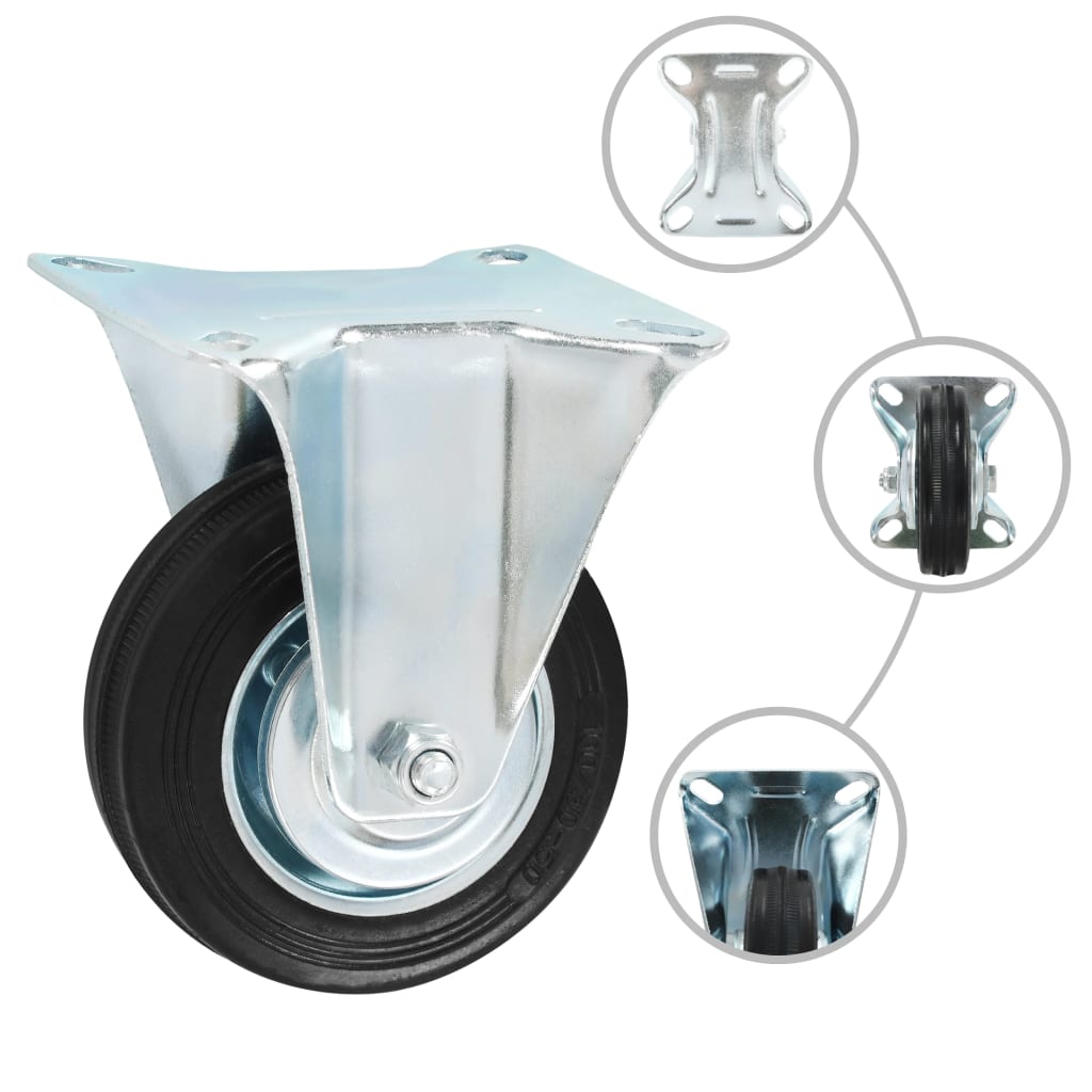 Vidaxl 8 ST Wheels 100 mm