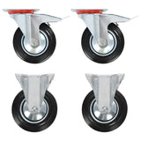 Vidaxl 12 ST kolesa 160 mm