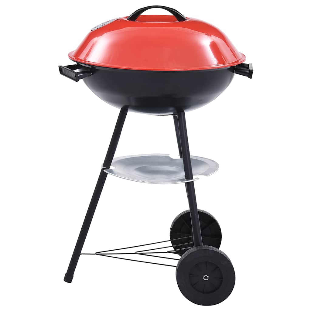 Vidaxl Bullet Barbecue Holzkuel mat Rieder xxl 44 cm