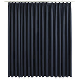 VidaXL Curtain blackout with hooks 290x245 cm anthracite