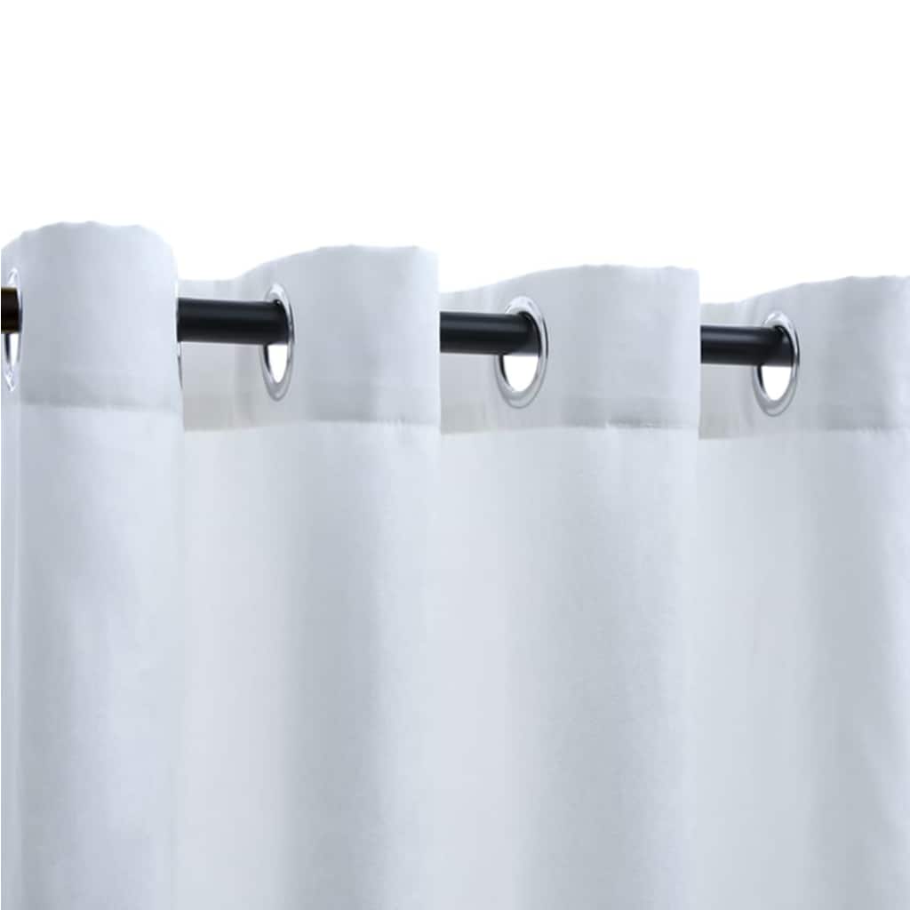 Vidaxl Gurltainen Däischteren mat Réng 2 pt 140x225 cm ofwiessel