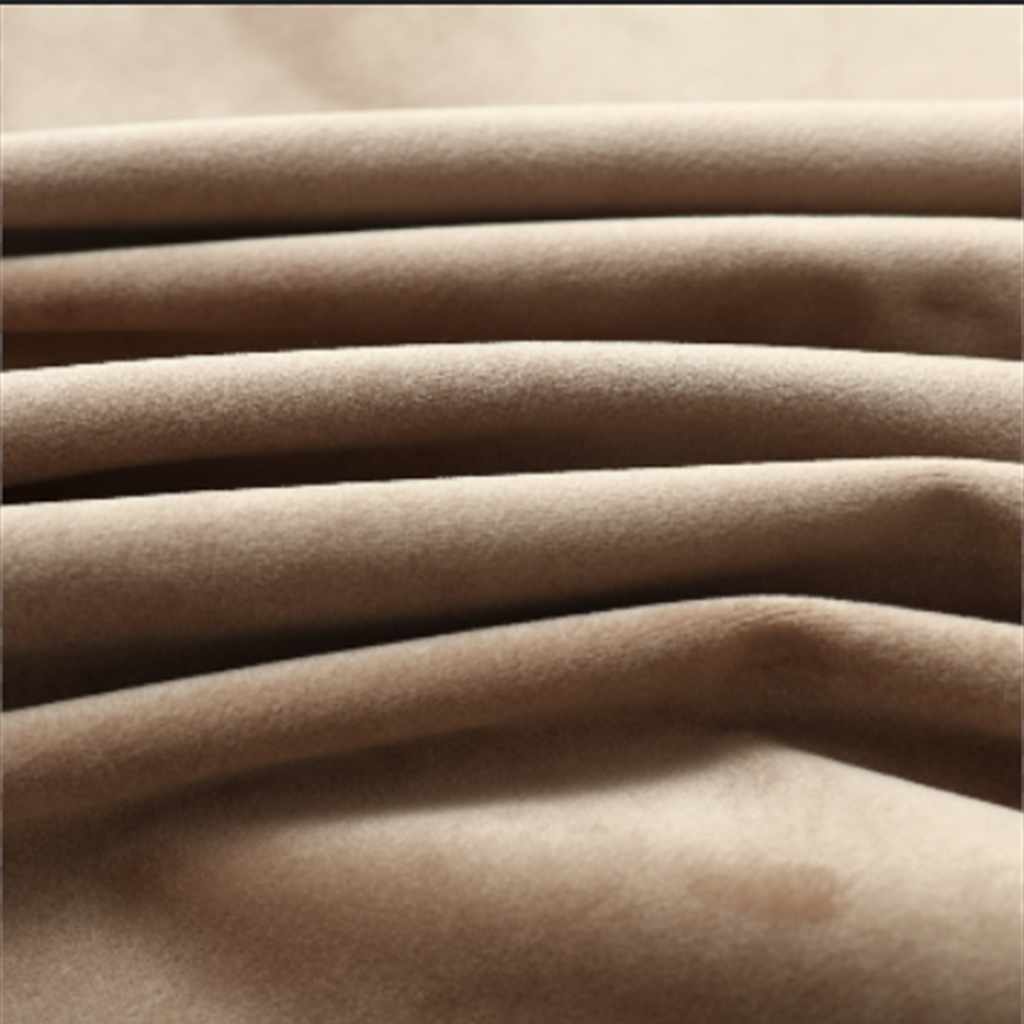 VidaXL Curtain Damning with rings 290x245 cm velvet beige