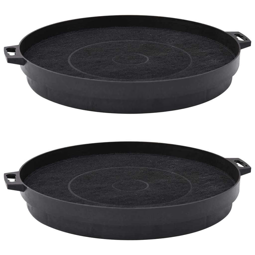 Filtri del carbone Vidaxl per cappuccio di estrattore 2 pezzi 210 mm