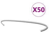 VidaXL Gabion Hooks 50 pcs 30 cm Galvanized Steel