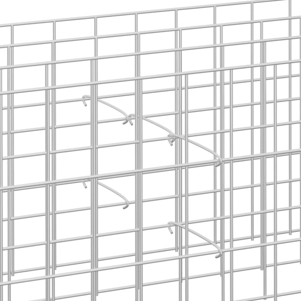 VidaXL Gabion Hooks 50 pcs 30 cm Galvanized Steel
