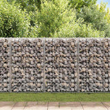 Vidaxl Gabionspirals 24 PC 100 cm galvaniséiert Stol