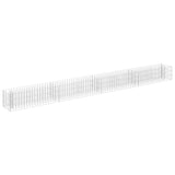 Vidaxl raised gabion planter 360x30x30 cm galvanized steel