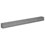 Vidaxl raised gabion planter 360x30x30 cm galvanized steel
