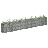 Vidaxl Gabion fioriera da 360x30x60 cm in acciaio zincato