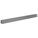 Vidaxl raised gabion planter 450x30x30 cm galvanized steel