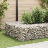 Vidaxl gabion planter raised cube 50x50x50 cm steel wire