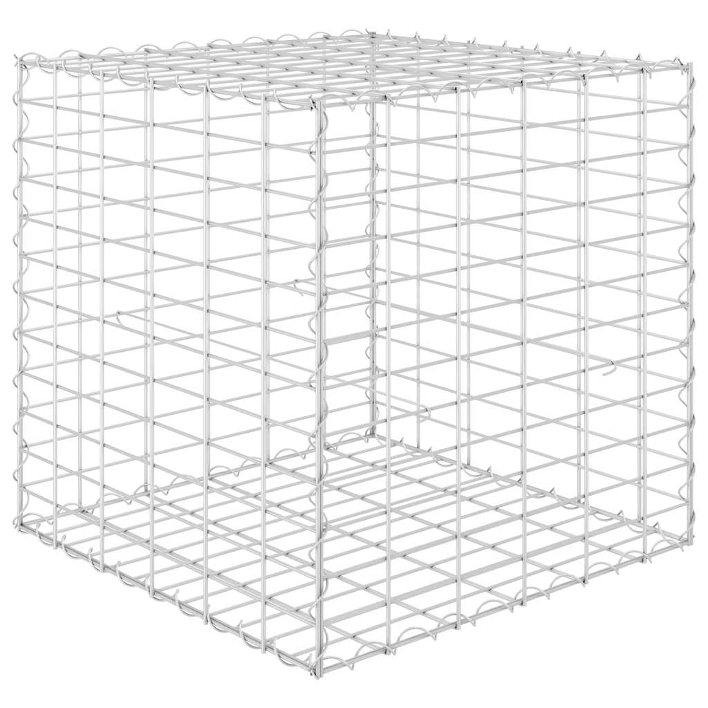 Vidaxl gabion planter raised cube 60x60x60 cm steel wire