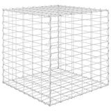 Vidaxl gabion planter raised cube 60x60x60 cm steel wire